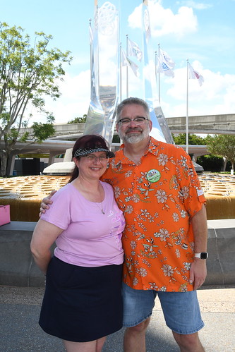 Tracey and Scott at Epcot • <a style="font-size:0.8em;" href="http://www.flickr.com/photos/28558260@N04/51564031960/" target="_blank">View on Flickr</a>