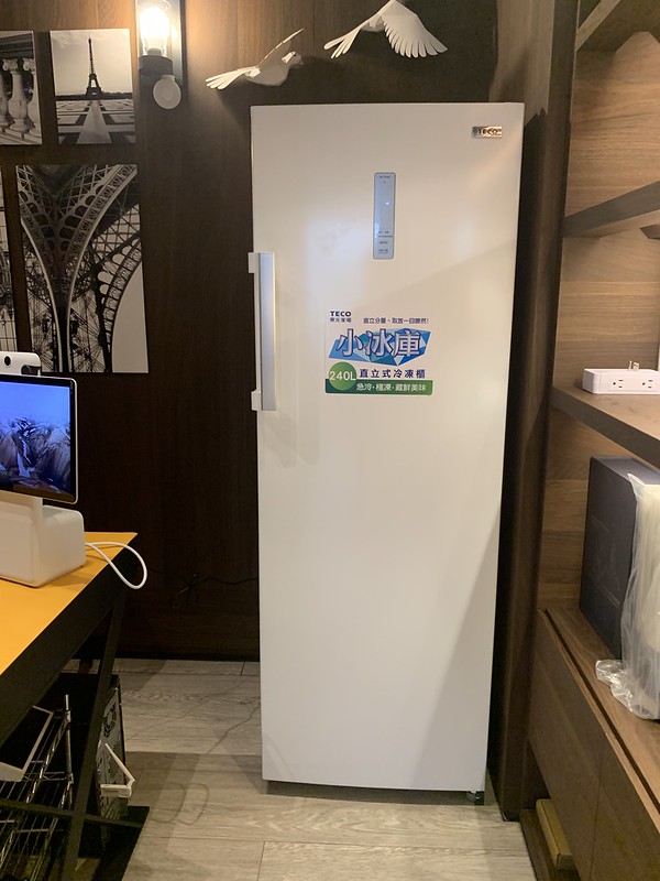 [東元] 直立式冷凍櫃240L超大超好用！推薦大家入手～