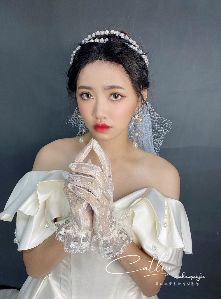 【新秘Catlin】新娘造型創作 / 韓系甜美珍珠