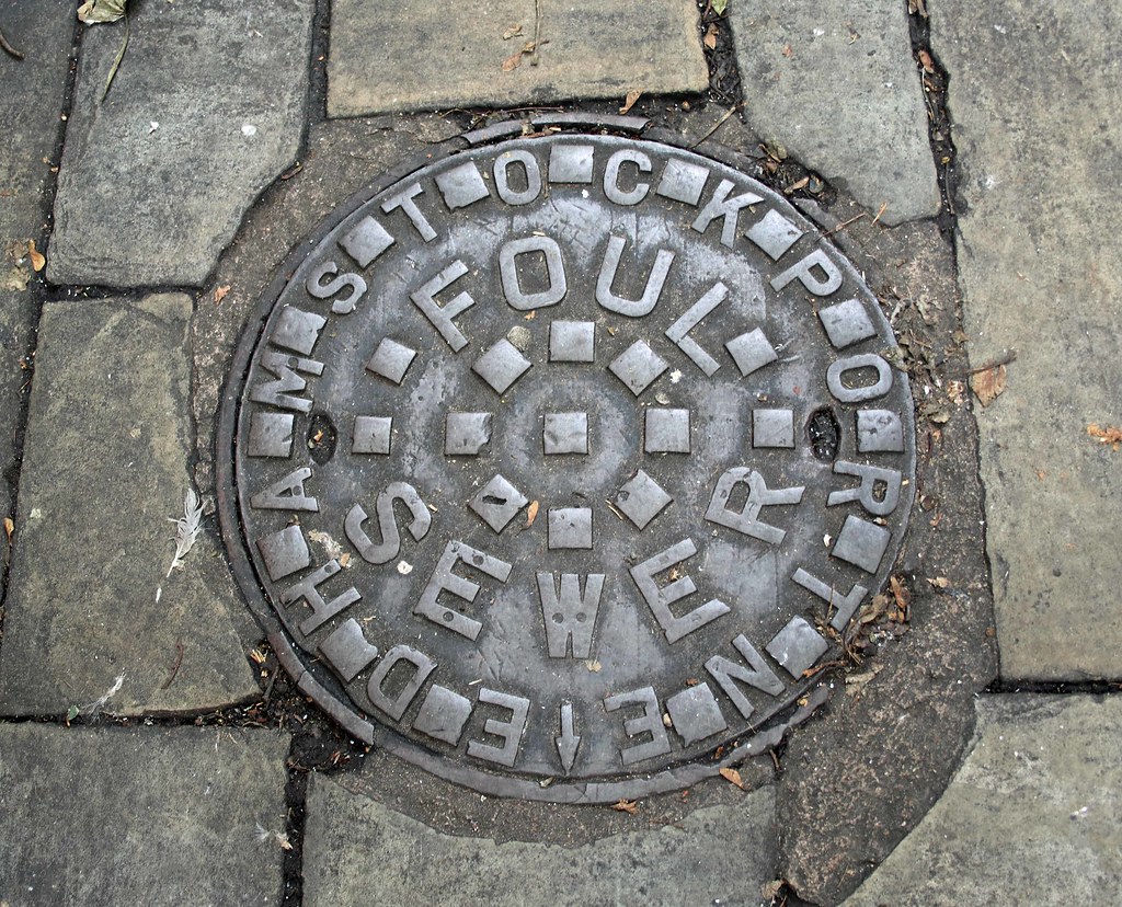 Needham Of Stockport Foul Sewer Cover, Chester