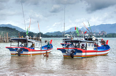 Fishing boats Langkawi.