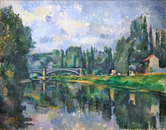 "Le Pont sur la Marne à Créteil" de P. Cézanne (Fondation Vuitton, Paris)