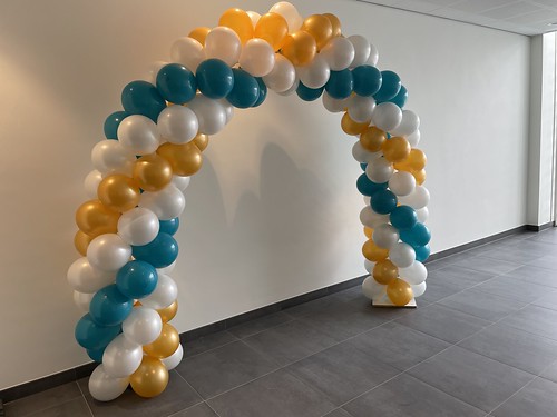Balloon Arch 6m Opening Oplevering Wooncomplex Boulevard Nesselande Rotterdam