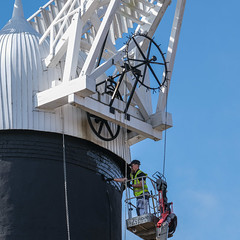Holgate Windmill repainting - 11