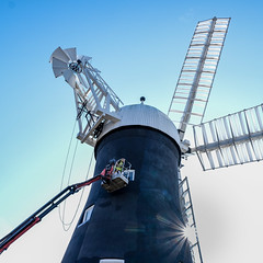 Holgate Windmill repainting - 07