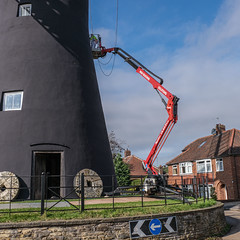 Holgate Windmill repainting - 13