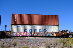 Benching Freight Train Graffiti in SoCal (October 9th 2021)