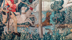 The Unicorn Crosses a Stream (from the Unicorn Tapestries)