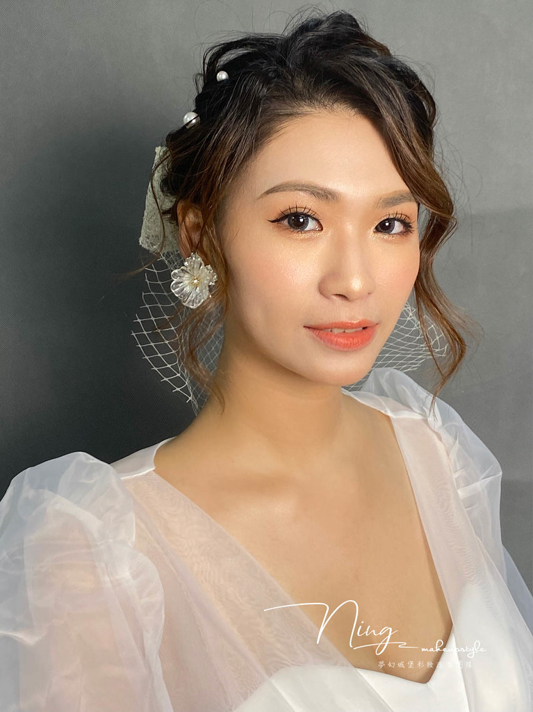 【新秘羽寧】新娘造型創作 /短髮-韓系珍珠