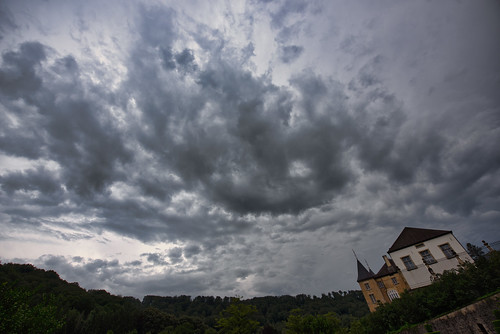 Thunderstorm at New Castle of Ansembourg