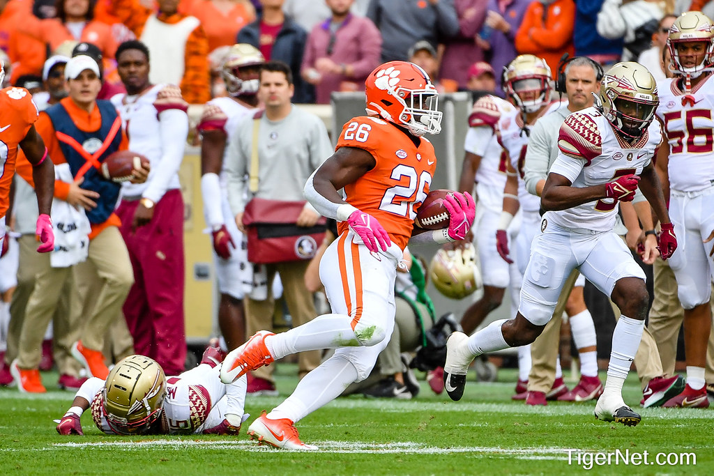Clemson  Photo of Phil Mafah and florida and state