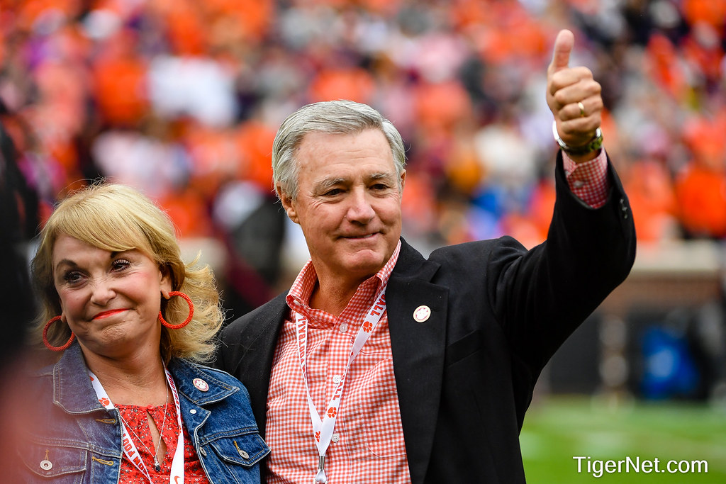 Clemson  Photo of Tommy Bowden and florida and state
