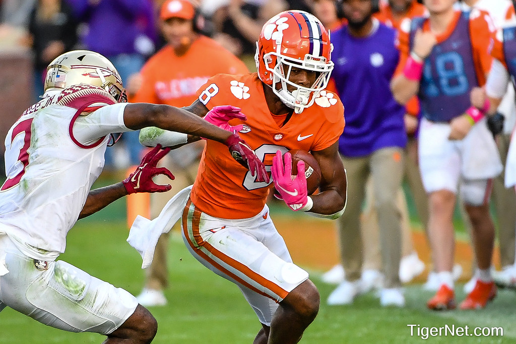 Clemson Football Photo of Justyn Ross and Florida State