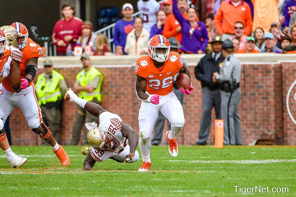 Clemson  Photo of Phil Mafah and florida and state