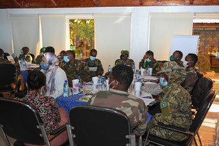 AMISOM, SNA soldiers undergo training on response to humanitarian emergencies
