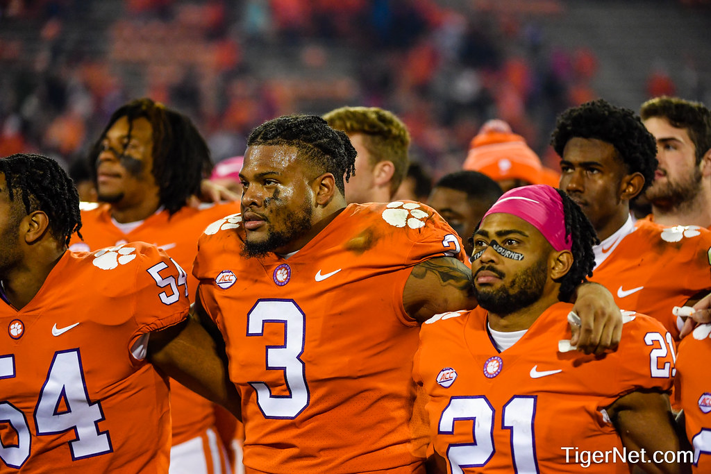 Clemson Football Photo of Darien Rencher and Xavier Thomas and Florida State