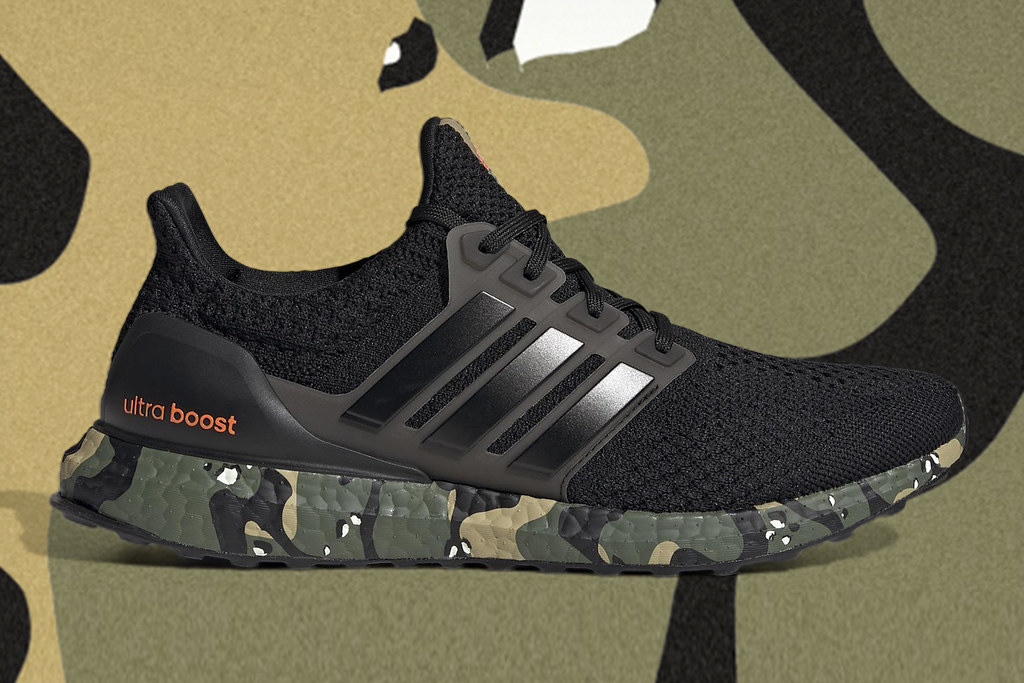 4. adidas Ultraboost DNA 全新Camo配色，以全黑鞋身搭配迷彩BOOST，散發濃厚軍事迷彩風格