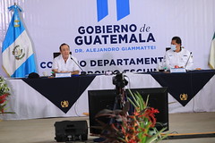 Presidente Giammattei continúa en la Cuarta Gira Presidencial y participa en jornada de vacunación en Escuintla by Gobierno de Guatemala