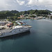 USNS City of Bismarck K (T-EPF 9) is docked at the Commercial Seaport of Palau in Koror, Palau.
