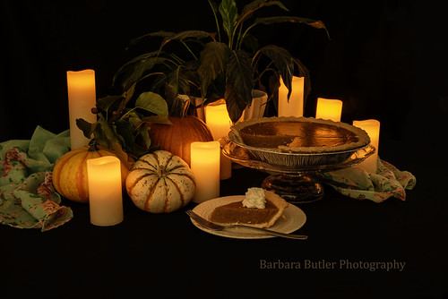 Pumpkin Pie & Candles