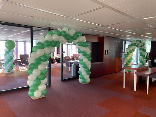 Ballonboog 6m Ballonpilaar Breed Rond Gemeente Rotterdam De Rotterdam