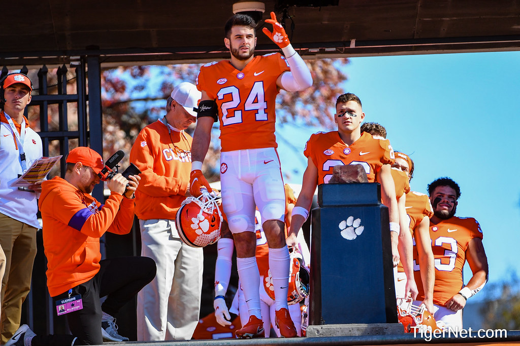 Clemson Football Photo of Nolan Turner and Wake Forest
