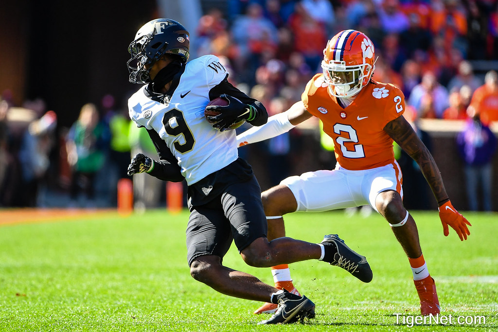Clemson Football Photo of Fred Davis and Wake Forest