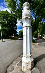 324/365 remaining bottom section of an ornate Victorian lamppost opposite Edinburgh Gardens