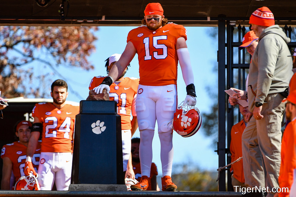 Clemson Football Photo of Jake Venables and Wake Forest