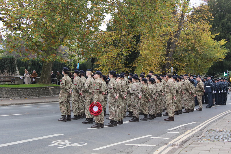 Remembrance Day Parade in Oxford