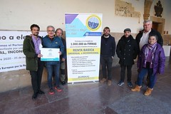 Hemos entregado el premio "12 Lluches" a Rede Renta Básica Asturies