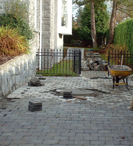 Brick paver stonework
