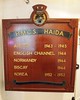 HMCS HAIDA's Battle honours and Ship's Badge • <a style="font-size:0.8em;" href="http://www.flickr.com/photos/109566135@N04/51704792128/" target="_blank">View on Flickr</a>