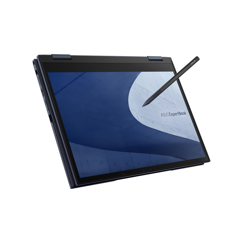 ASUS ExpertBook B7 Flip擁有360°翻轉觸控設計，應用更靈活。