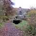 dark mouth of the catch pit on the Cromford & High Peak Railway