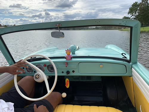 Amphicar Ride at the Boathouse in Disney Springs • <a style="font-size:0.8em;" href="http://www.flickr.com/photos/28558260@N04/51707505984/" target="_blank">View on Flickr</a>