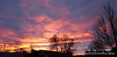 November 30, 2021 - An absolutely stunning sunset. (ThorntonWeather.com)