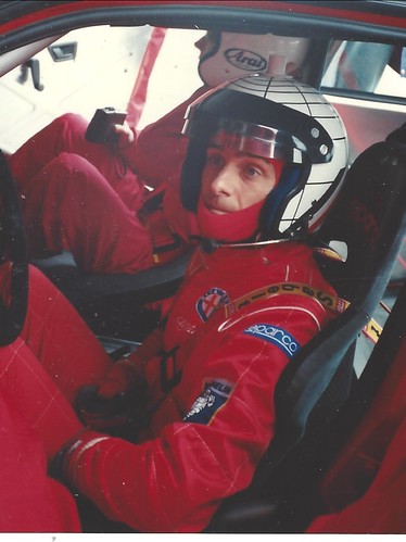 Anxious looking Tarquini about to give John Elwin an experience at Donington