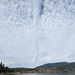 Split sky above Okanagan Lake