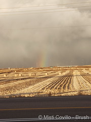 December 15, 2021 - A rare morning rainbow as a cold front blows in. (Misti Covillo - Brush)