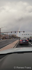December 15, 2021 - A rare morning rainbow as a cold front blows in. (Renee Franz)