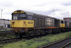 58005 at Saltley Depot