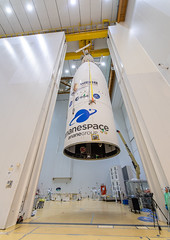 Webb is encapsulated in its rocket fairing