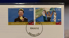 First Day Cover Commemorating Flora Duffy, Bermuda's First Olympic Gold Medal Winner