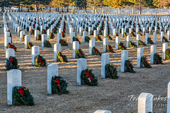 December 19, 2021 - Sunrise at Fort Logan National Cemetery. (Tony's Takes)