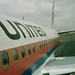 United 737 in Saul Bass livery