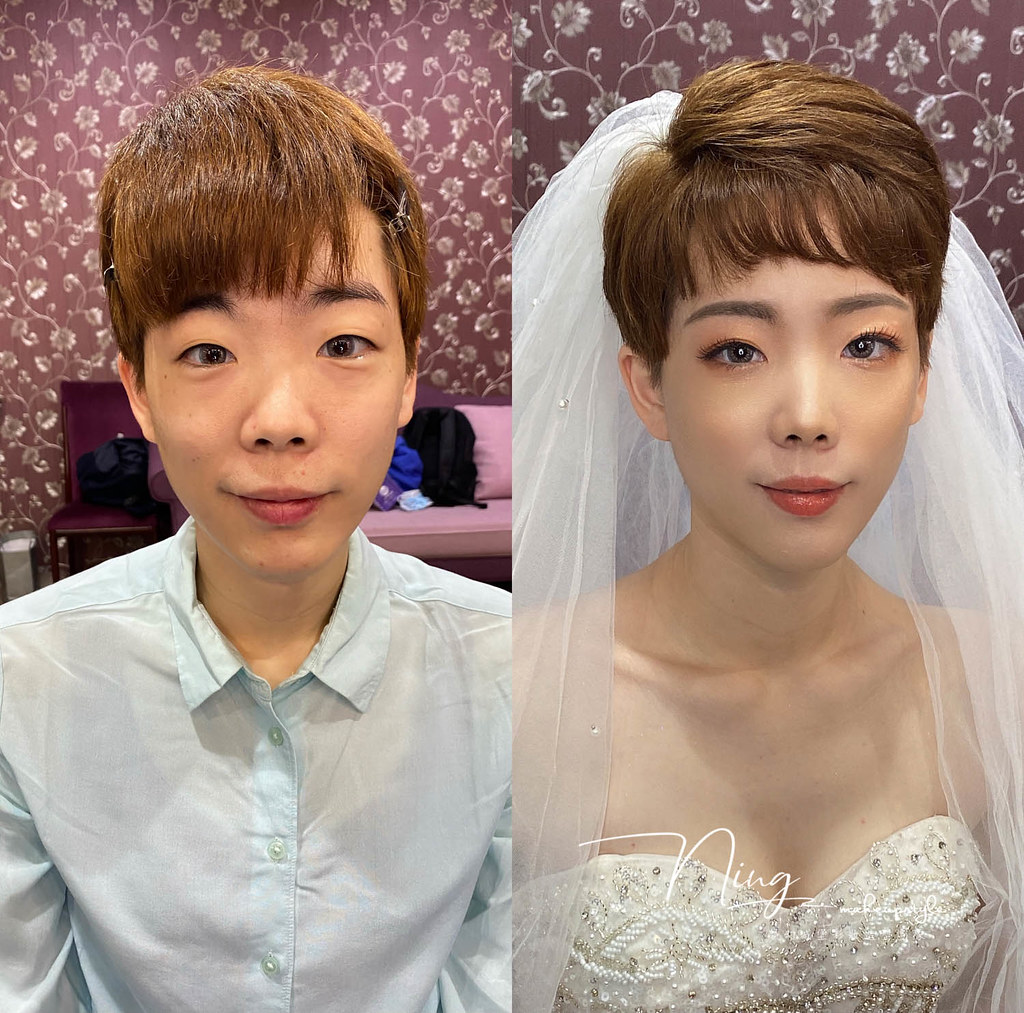 【新秘羽寧】bride巧依 結婚造型 / 極短髮新娘造型