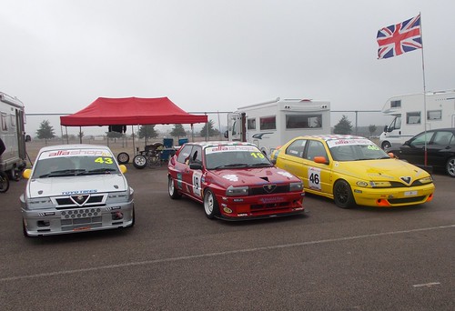 Anderson West team at Rockingham in 2014