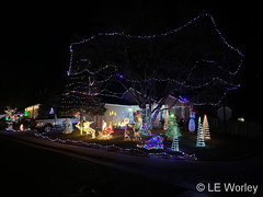 December 21, 2021 - Beautiful Christmas decorations in Thornton. (LE Worley)