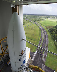 Prelaunch of Ariane 5 with James Webb Space Telescope